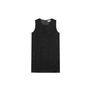 木岸muan高定星光裙定制羊毛高级闪耀秋冬百搭连衣长裙女DS 9285