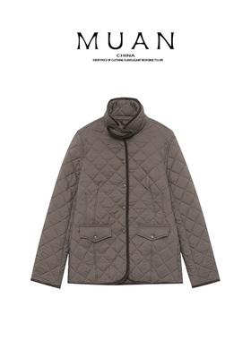 木岸muan林肯时代棉服定制中古腔调长袖棉服外套女D-DG3-6844