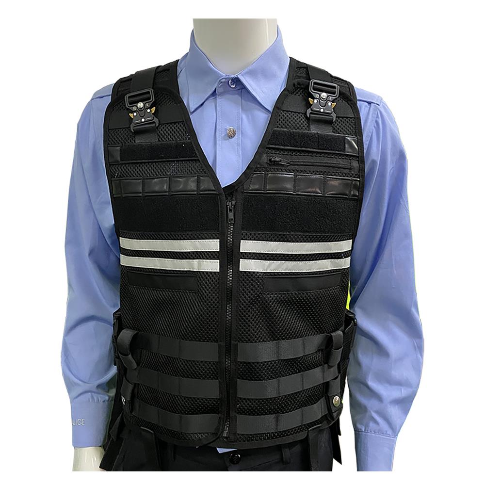 防刺服荧光马甲背心快拆作训服执勤单位工装喷雾快拔战术网纱透气