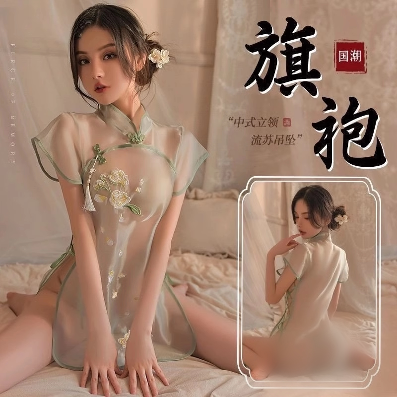 性感睡衣女高级感大码蕾丝吊带睡裙夏季冰丝薄款情侣情调趣味内衣