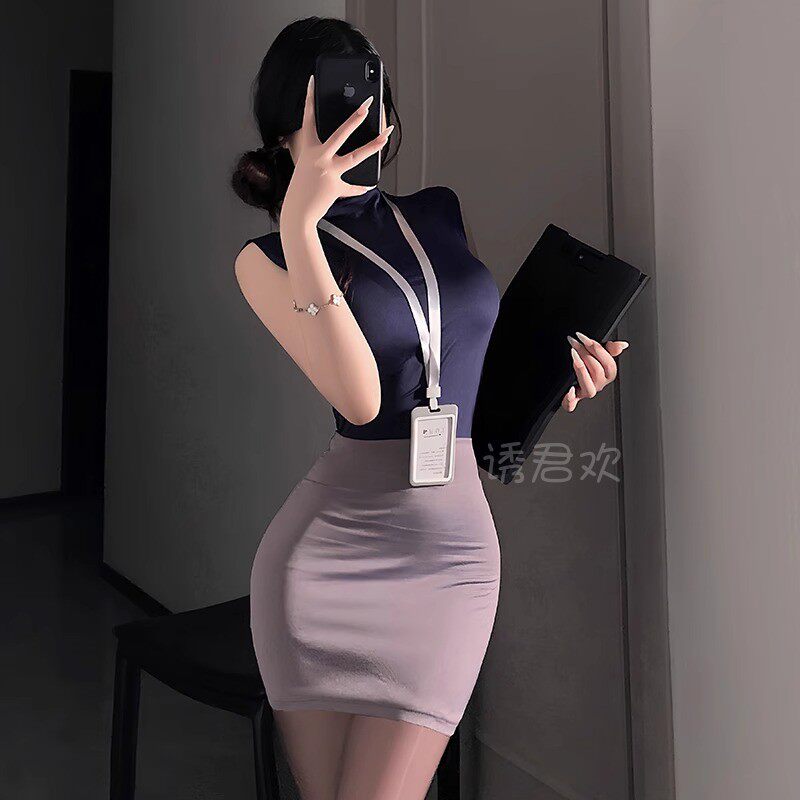 性感刺激勾魂大码秘书制服情感趣味内衣女情调趣套装御姐睡裙