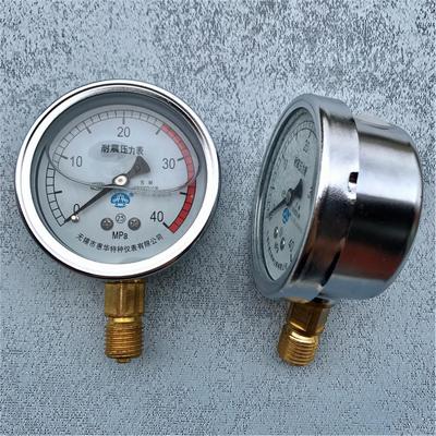 耐震压力表40mpa 2.5级 苏制02000310无锡市惠华特种仪表有限公司