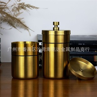 304不锈钢烟灰缸车载带盖烟P灰缸家用烟灰盅