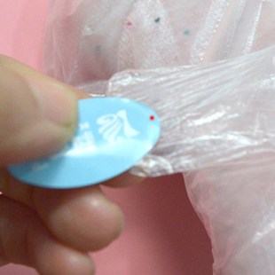 防臭透气防水足疗 一次性塑料足膜手膜套长筒腿膜脚套防脚裂L试鞋