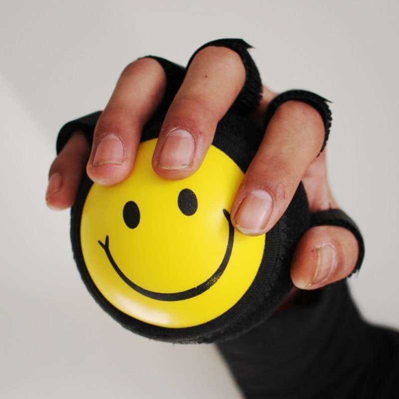 康复训练器 手部手指按摩分指板器 握力球固定手指抓握