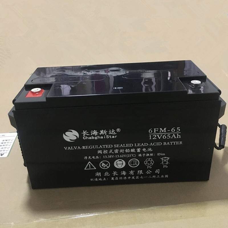 长海斯达蓄电池12V80AH 6FM-80 免维护 UPS/EPS直流屏储能电源