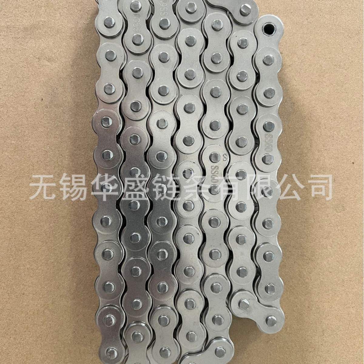 工厂供应 传动用短节距滚子链 SS12A-1(SS60-1) 不锈钢链条