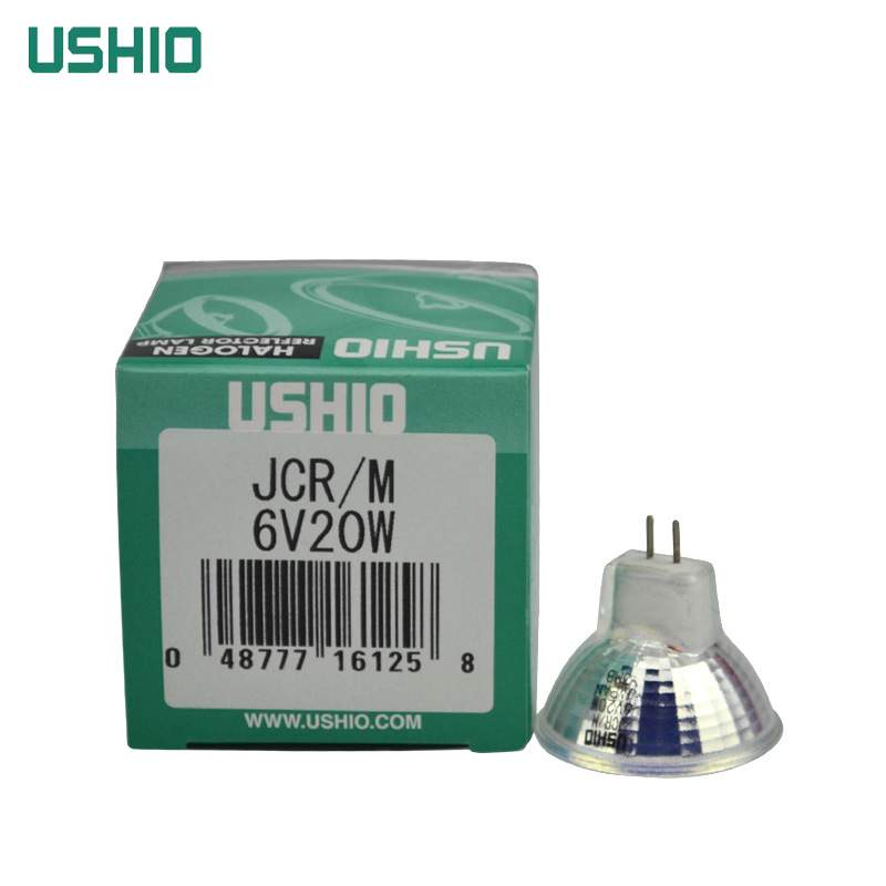优秀USHIO JCR/M 6V20W牛尾卤素灯杯 显微镜灯泡乳透DR光学仪器灯