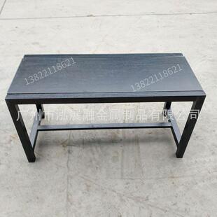 长型游戏厅黑色椅子大型游戏机座椅餐厅户外加厚长椅子