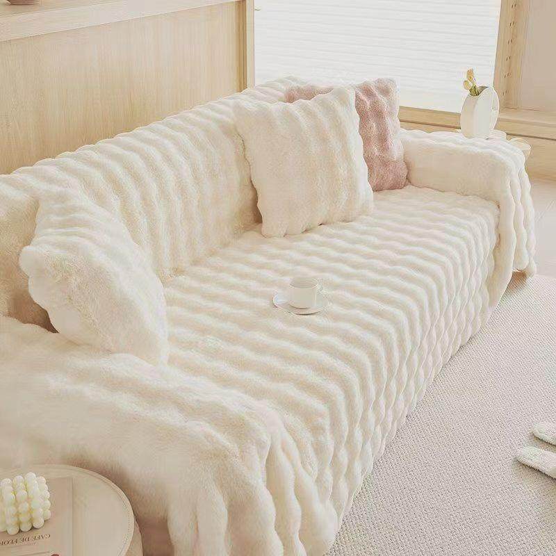2023新款兔毛绒冬季加厚毛绒沙发盖布巾坐垫毯防滑全盖沙发垫套罩,包装,五金配件包装,淘宝优惠券,粉丝福利购,淘宝优惠卷