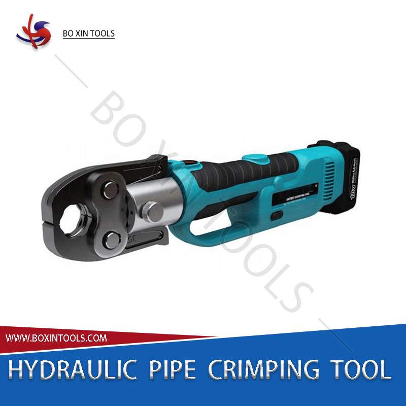 充电式便携式液压电动压管钳15-50mm薄壁不锈钢卡压管钳 压管工具