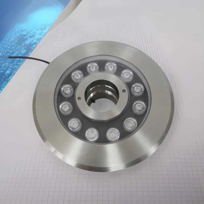 全不锈钢喷泉灯LED水底灯304喷泉灯6W广场水池喷泉灯亮化水下灯