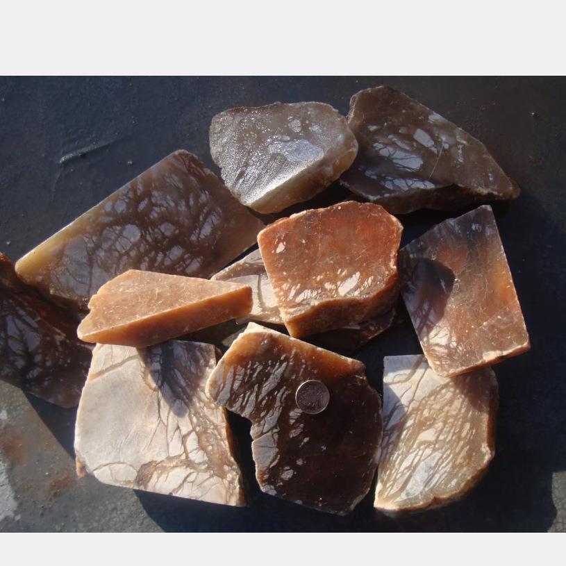 青海石叶蜡石原石料11块8公斤拍样品石金石篆刻印章石料摆件料