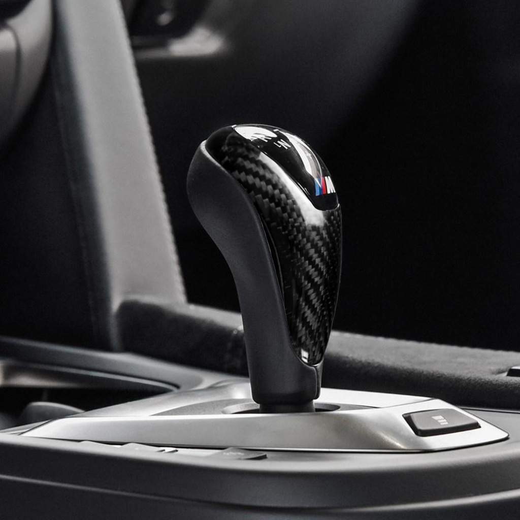 适用宝马M2345系F80F82F83F85碳纤维排档挡把头A款左右通用装硬款