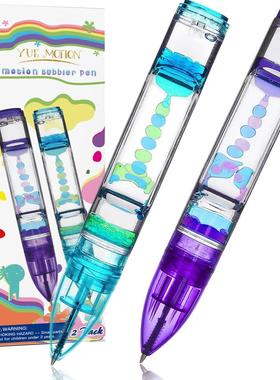 Liquid Motion Timer Pen Fidget Pens Office Desk Toys彩色油笔