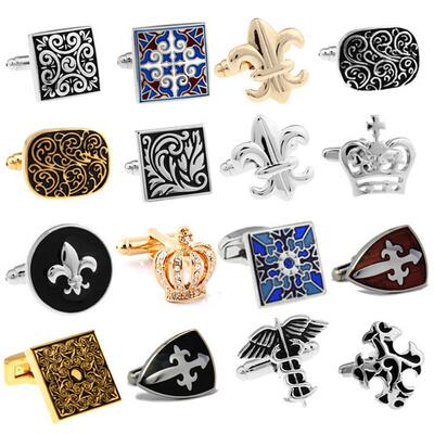 Free Shipping New Arrival Cufflink For Men Gold Plating Roy