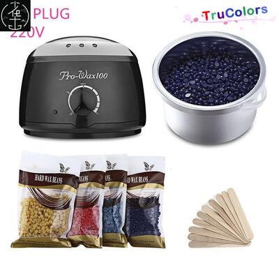 Hot Wax Warmer Heater Machine Hair Removal Beans Waxing Kit