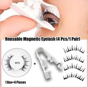 Magnetic Eyelashes Curler Long Thick 3D Magnetic Lashes Reus
