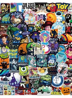 50/100pcs Toy Story Cartoon Stickers Decals Kids Toy Laptop