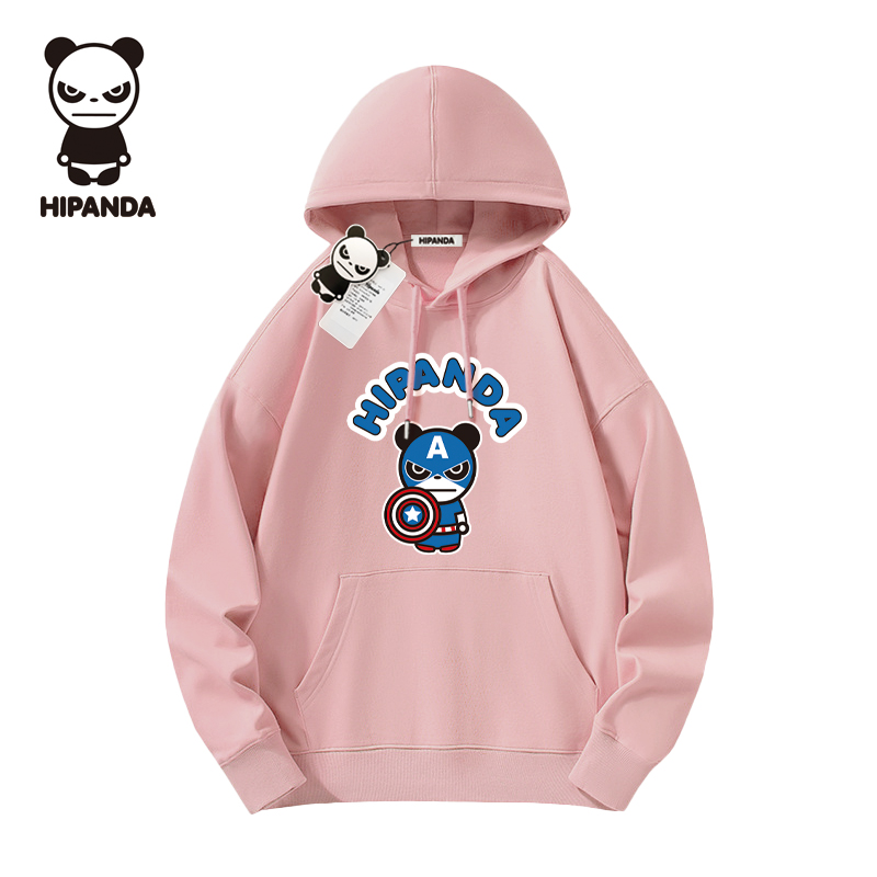 你好熊猫卫衣连帽卫衣连帽