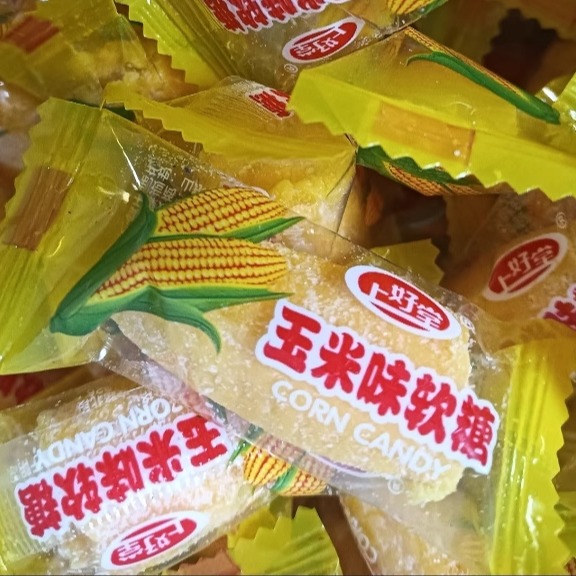 玉米软糖桔子软糖水果糖零食批发喜糖年货