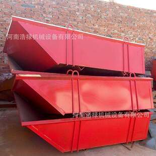 建筑塔吊砖斗 大型1方船形灰盆 0.8方小方灰斗 工地用方形料斗