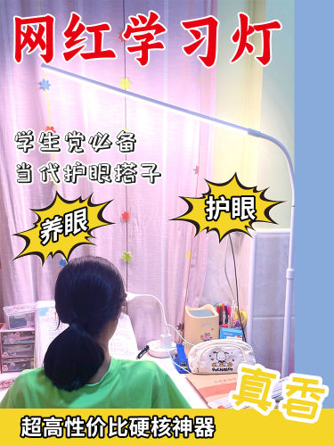 网红简约立式护眼学习补光灯