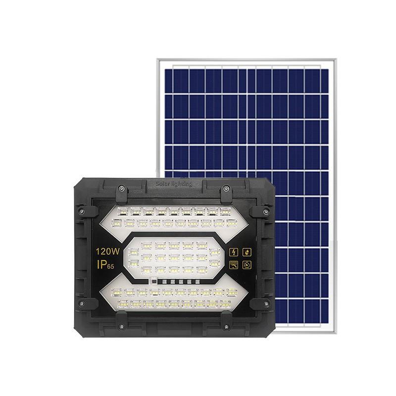 太阳能户外灯庭院灯防水照明灯超亮大功率家用长方形太阳能投光灯