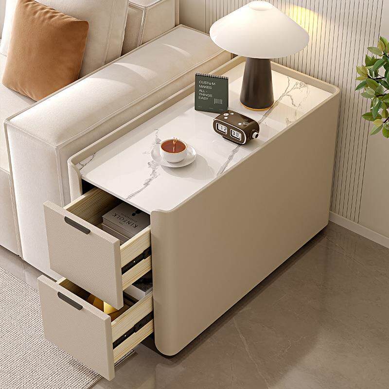 沙发旁边的边柜简约现代边几轻奢30宽实木超窄小型夹缝客厅侧边柜