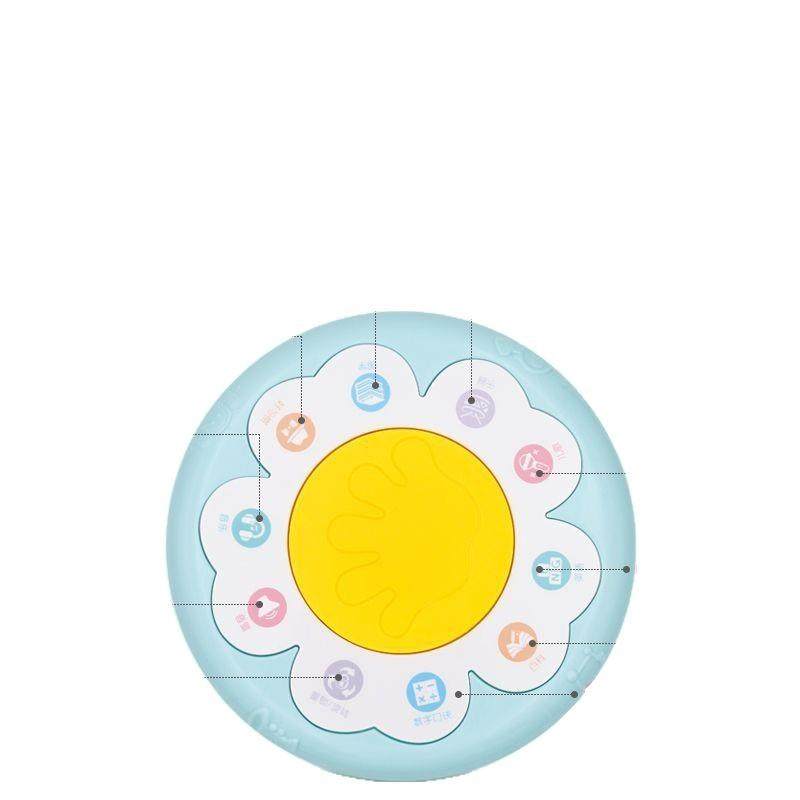 婴儿玩具音乐拍拍鼓0-6-12个月宝宝早教益智旋转木马手拍鼓可充电