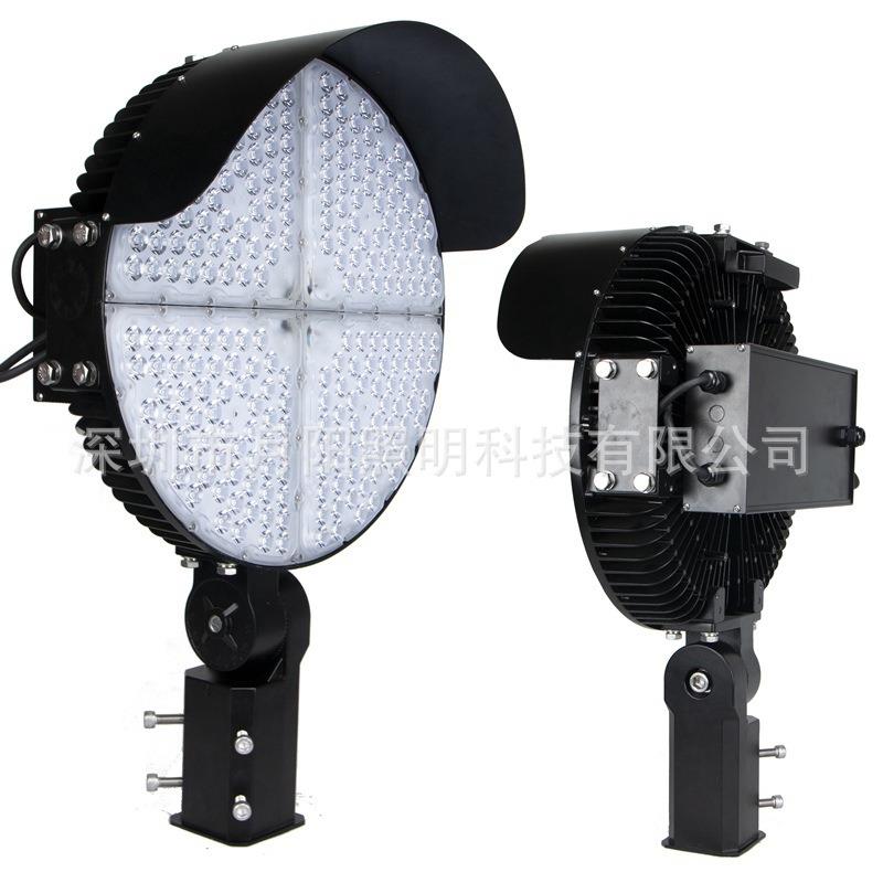 新款 600w远射程投光灯 四头聚光灯 高杆灯外壳套件防水超亮节能