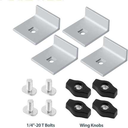 T型压板4件套 71821压块套件，T轨道停止块用于T轨道木工