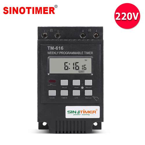 TM616B-2时控开关智能开关定时器路灯电源定时开关30A 大功率220V