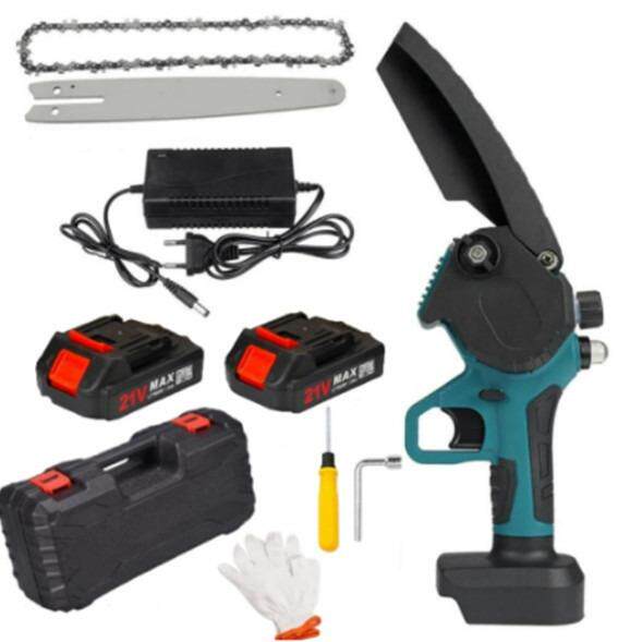 8寸21V无刷电链锯 家用手持锂电锯 小型木工园林伐木锯