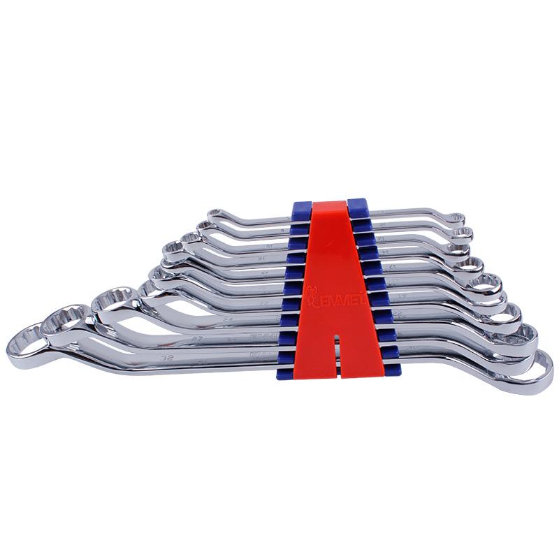 埃米顿 10PCS 10件精抛平面双头梅花扳手组套(塑夹装)11210123