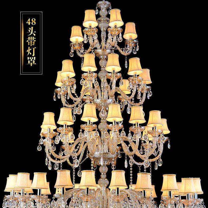 简欧吊灯水晶灯客厅 灯具新款高端蜡烛埃及水晶阿斯福餐厅卧