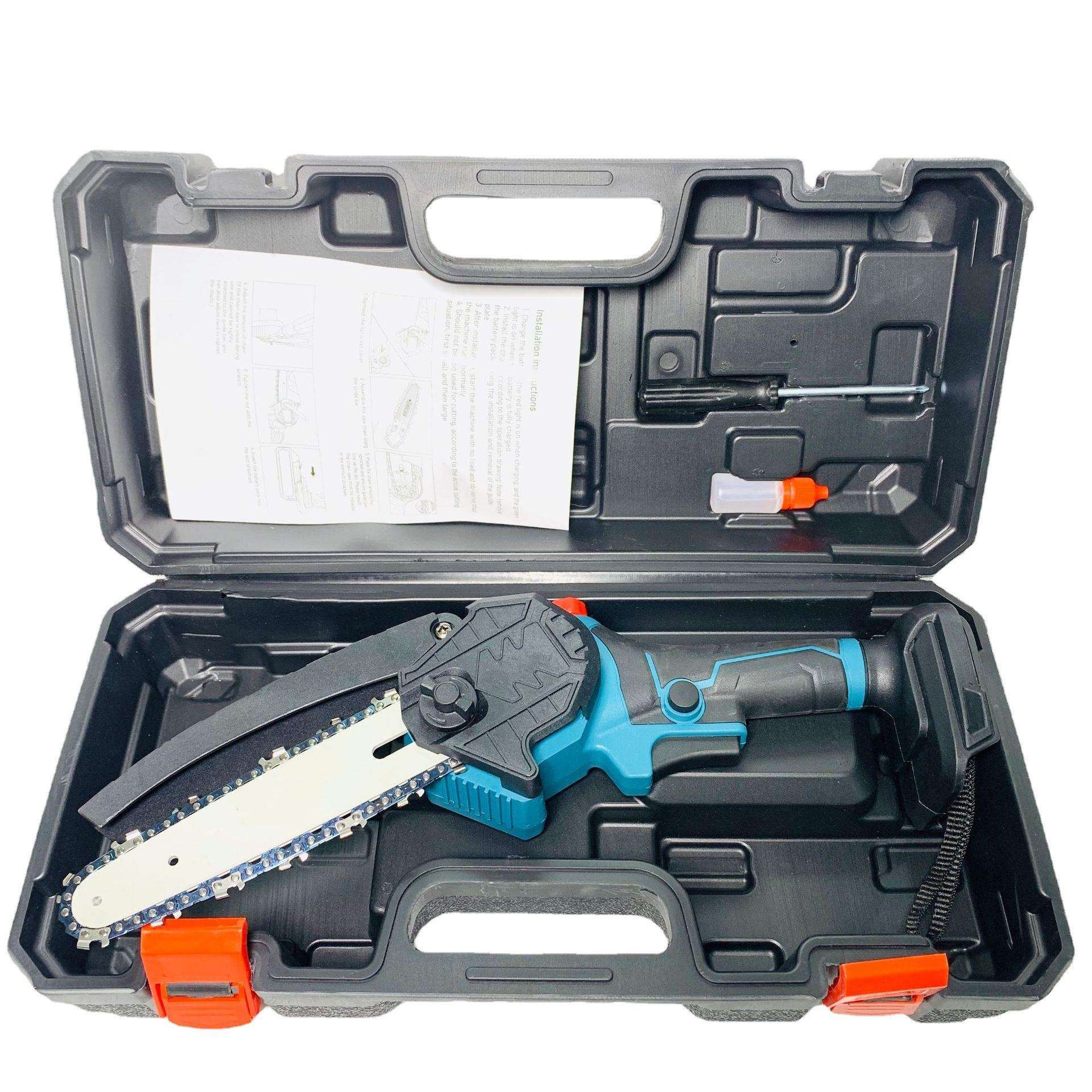 源头工厂 外贸无刷2212A油喷款6寸锂电电链锯裸机(MT插口)