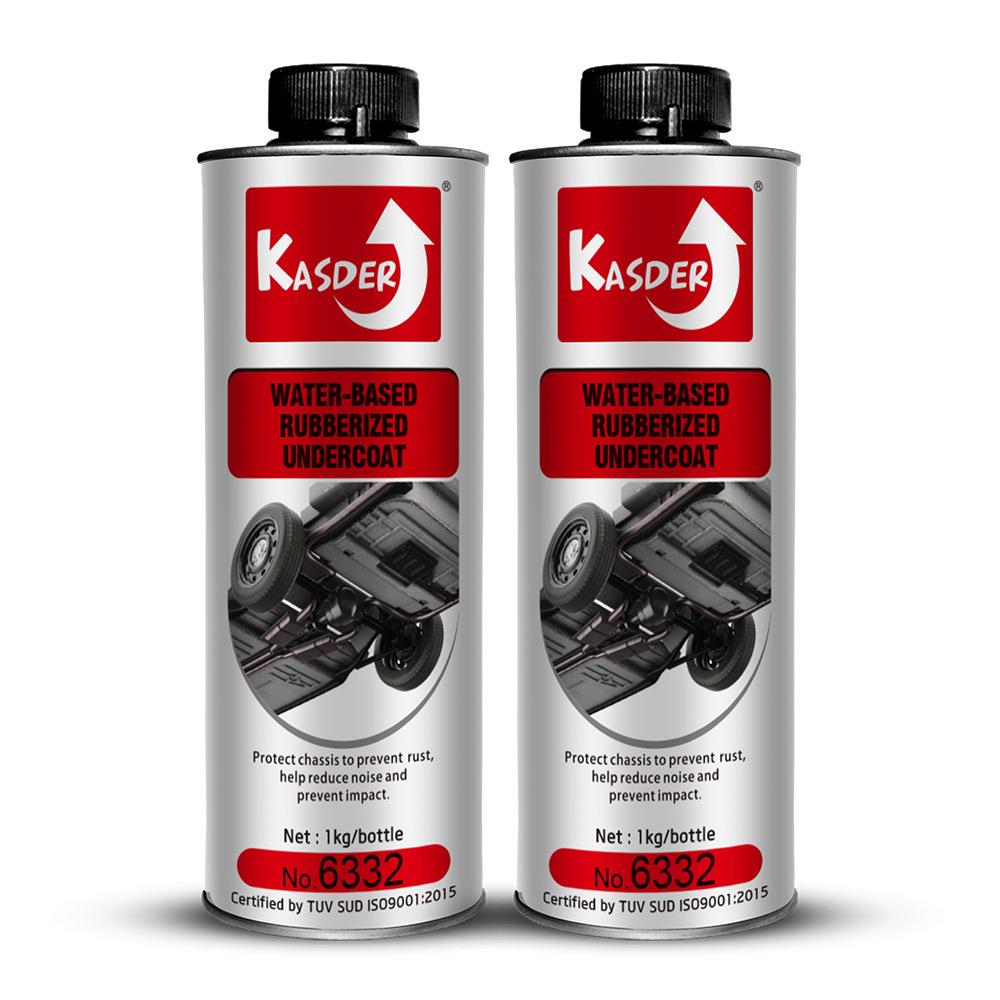 卡士德汽车底盘装甲自喷水性地盘防锈漆隔音防腐护甲颗粒胶树脂型
