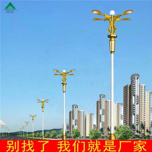 中华灯生产厂家 亮化工程花灯 新款照明路灯 8米中华灯价格