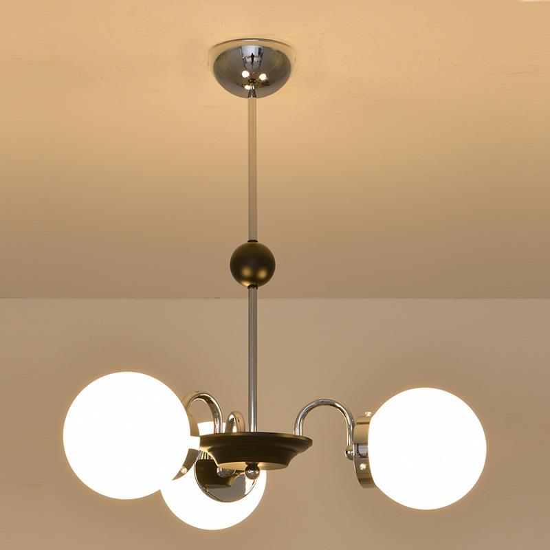 法式复古风客厅吊灯简约奶油风设计师中古主灯主卧室房间餐厅灯饰