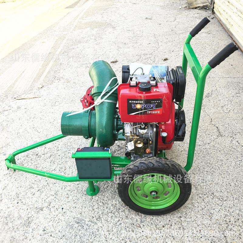 浇灌排水汽油抽水泵 手推式风冷柴油离心泵 4寸自吸泵