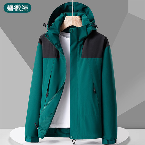 单层冲锋夹克户外运动登山服