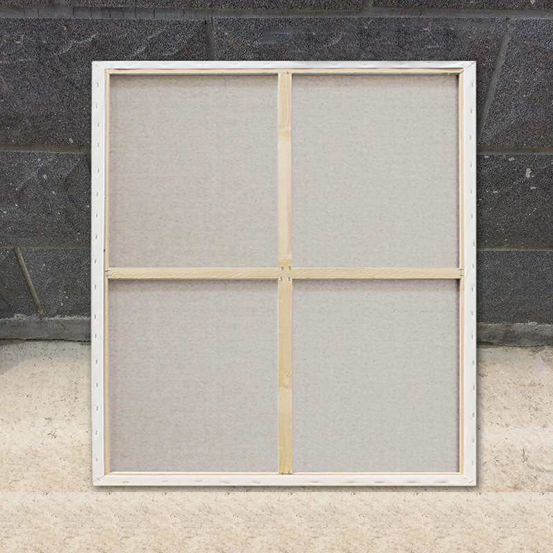 外销品80*80中粗亚麻绷布框田字型油画板油画框内框油画布框