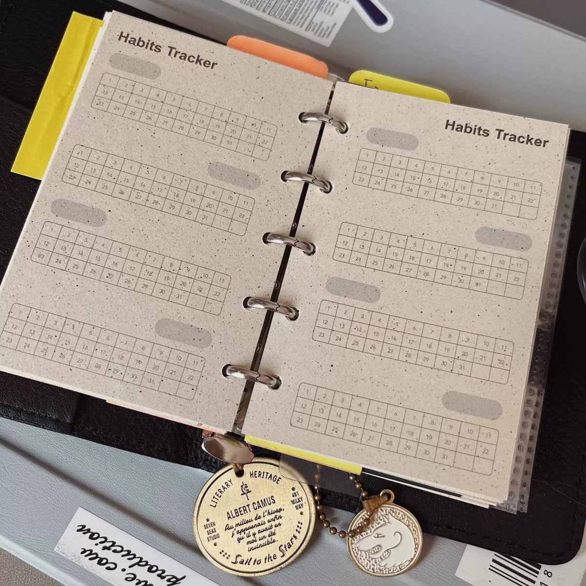 活页替芯时间轴打卡A7M5习惯追踪