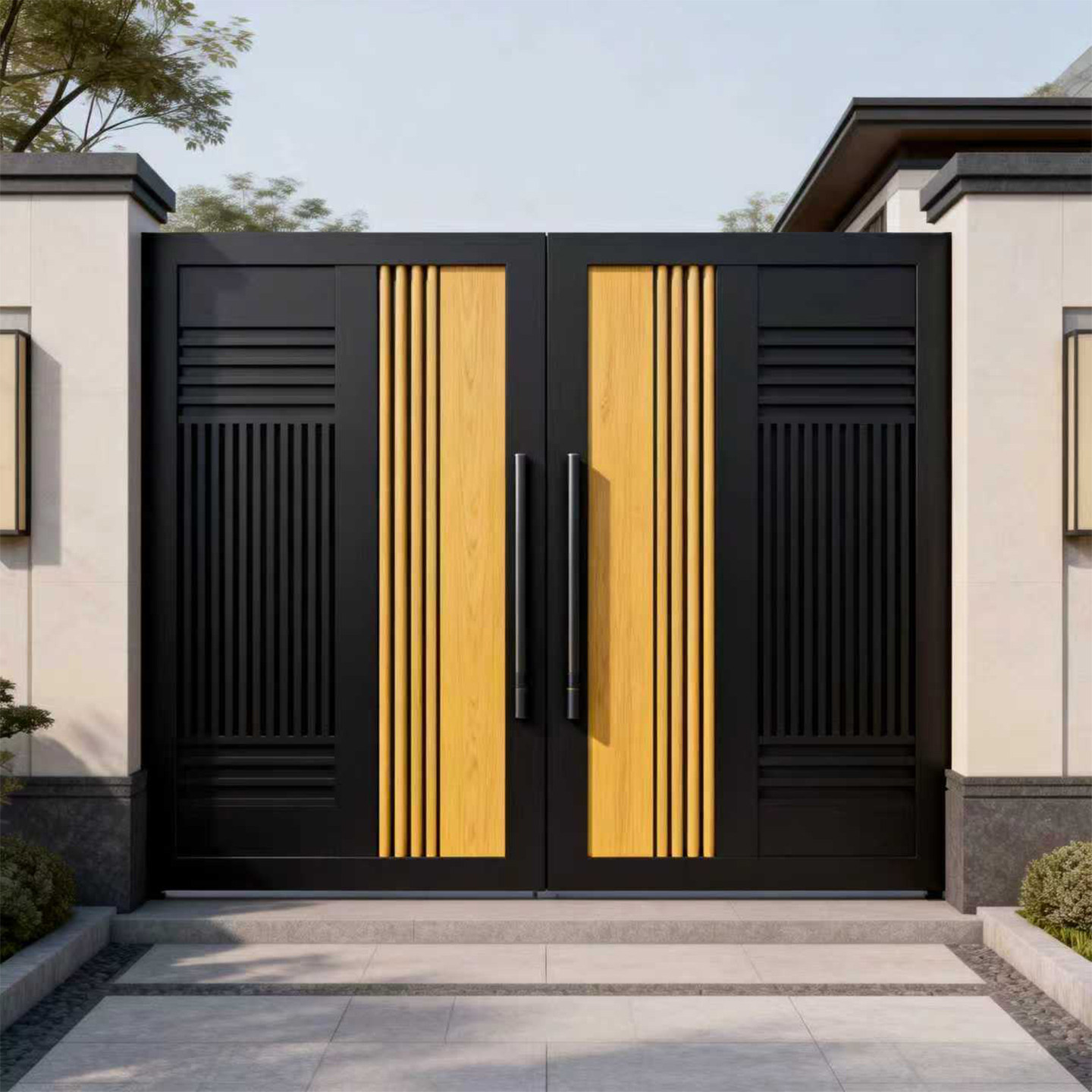 户外铝合金别墅庭院大门铝艺入户花园大门现代农村自建房庭院大门,全屋定制,庭院门,淘宝优惠券,粉丝福利购,淘宝优惠卷