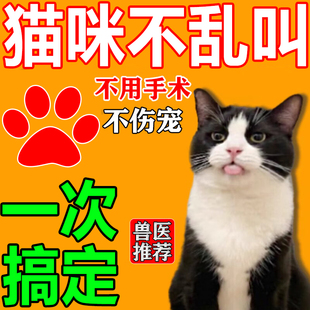 猫不叫专用】防猫咪叫乱叫安抚情绪扰民神器深夜乱叫发情安抚剂