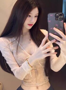 已出货 扎染磨毛加绒保暖内搭收腰半高领打底衫女长袖t恤
