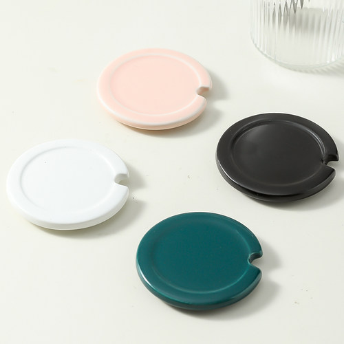 陶瓷开口马克杯盖子单卖通用万能