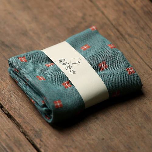 纯手工棉麻茶巾茶布茶桌吸水抹布茶垫布养壶巾不掉毛茶用茶道配件