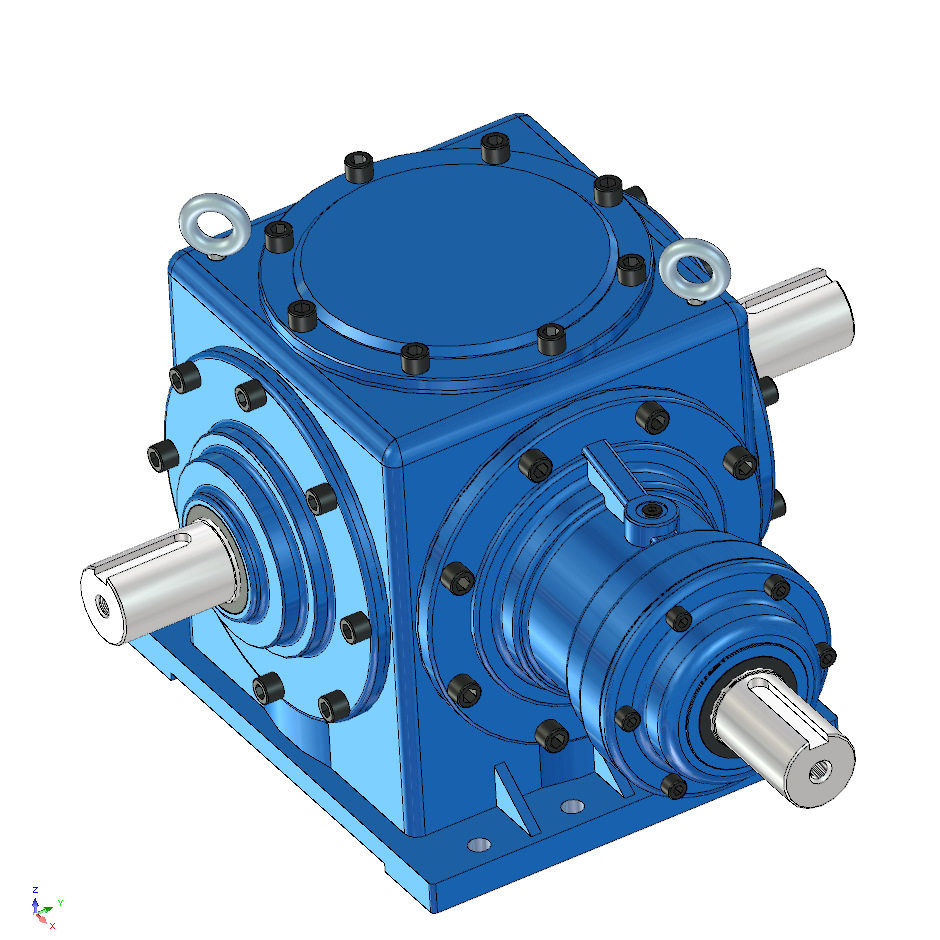 上海现货t20-1:1-1-lr十字换向器齿轮箱 90度直角转向箱